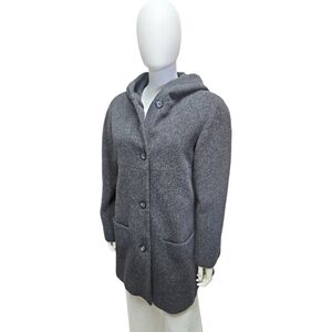 MACKINTOSH | 100% Pure Wool Hooded Overcoat in Gray ~ Size XL